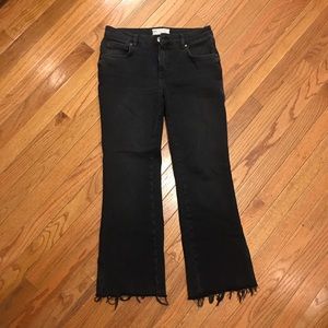 Free People Rita Crop Fit Flare Jeans